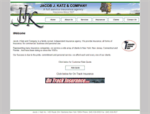 Tablet Screenshot of katzinsurance.com